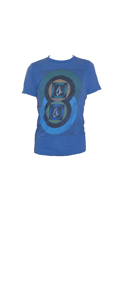 Blue Volcom T-Shirt Pattern